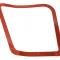 63 Steel Coupe Rear Inside Window Trim Mouldings Set