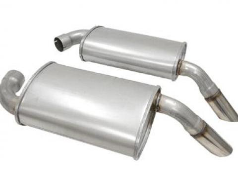 78-82 Muffler - 78 L82 / 79-82 All 2 1/2" With Stainless Steel Tip