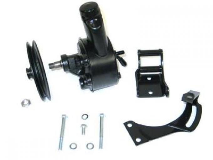 63-74 Power Steering Pump With Mounting Bracket 327 / 350 Exc High Performance