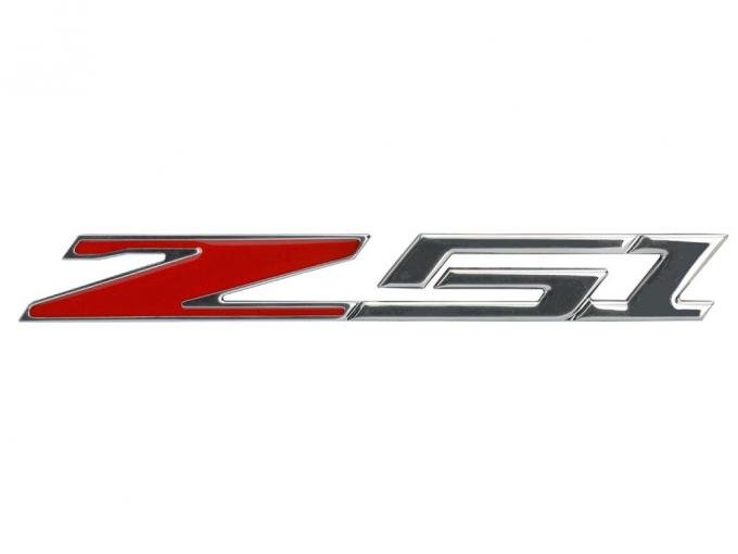 Z51 Billet Aluminum Chrome Plated Badge / Emblem - 6"