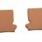 70-75 Seat Belts Shoulder Harness Covers / Web Stops | Red 70-72