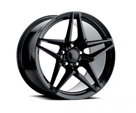 06-19 C7 ZR1 Rear Satin Black 19 x 10 +79 Offset Wheel