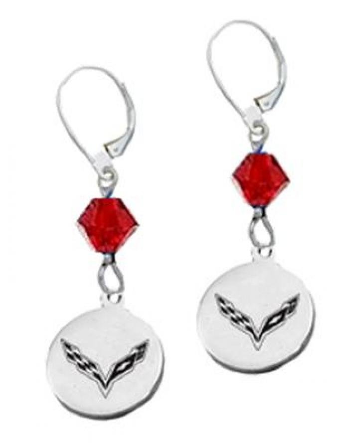 Earrings - C7 Crystal Leverback
