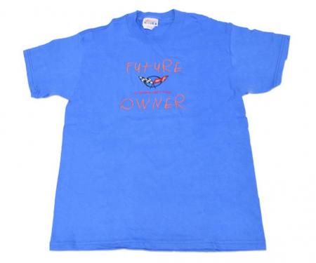 T-Shirt Blue With C5 Future Corvette Owner Kids