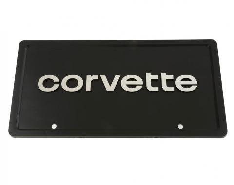 License Plate - 80's Style Lettering With Black Border