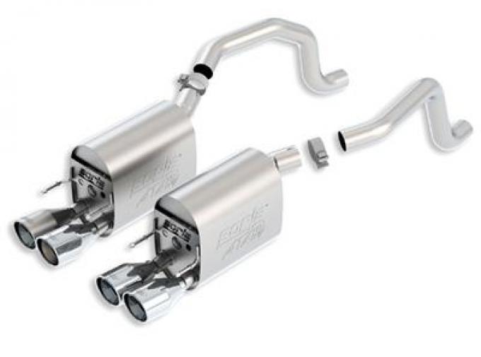 09-13 Borla Exhaust Mufflers Atak With Quad Round Tips - LS3 11812
