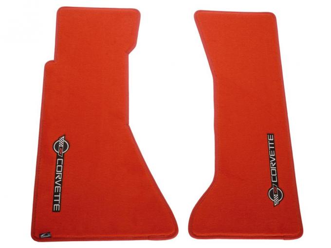 1991-1996 Floor Mats With Sideways C4 Logo - Lloyd Design
