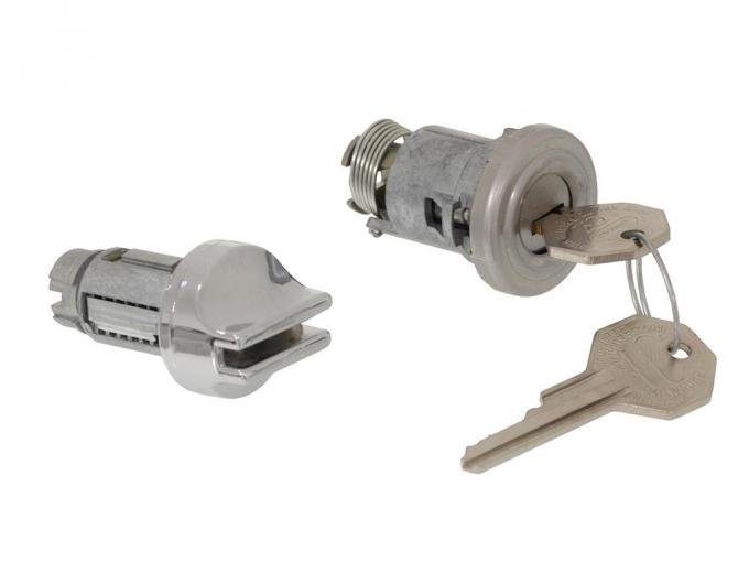 53-55 Ignition And Trunk Lock Set ( Replacement )