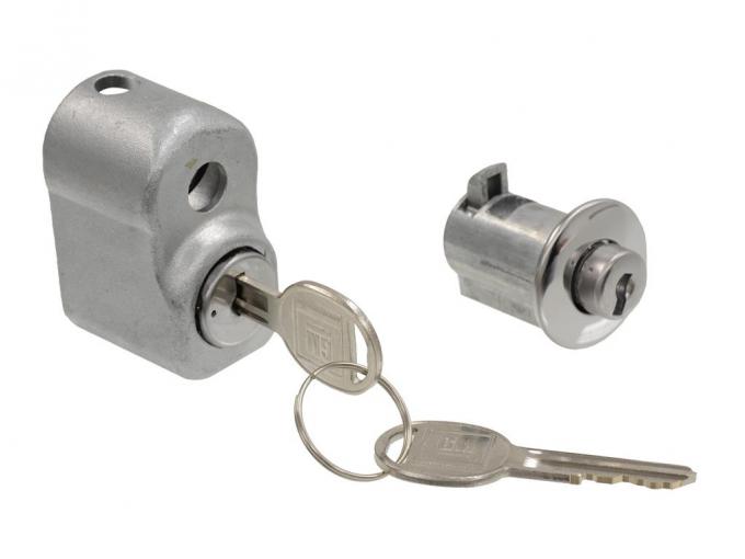 69-77 Rear Storage Compartment And Spare Tire Lock Set