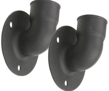 68-70 Rear Convertible Plenum Vent Drain Hoses / Tubes - Pair
