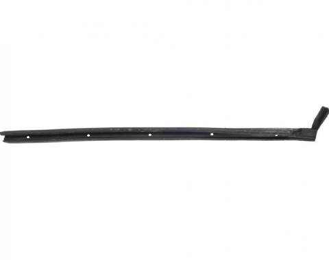 56-62 Hardtop Side Rail Weatherstrip - Horizontal Over Side Window Left