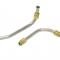 56-58 Fuel Line - Dual Fours Stainless Steel - Less Filter