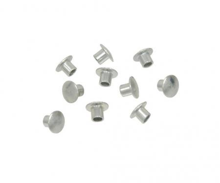 68-82 Windshield Post Weatherstrip Clips Rivets Set - 10 Pieces