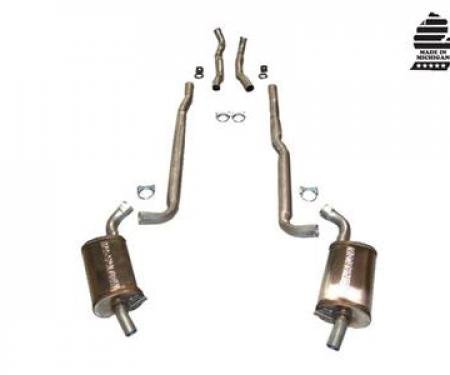 65-67 Exhaust System 2 1/2" 396/427 4 Speed With Magnaflow Mufflers