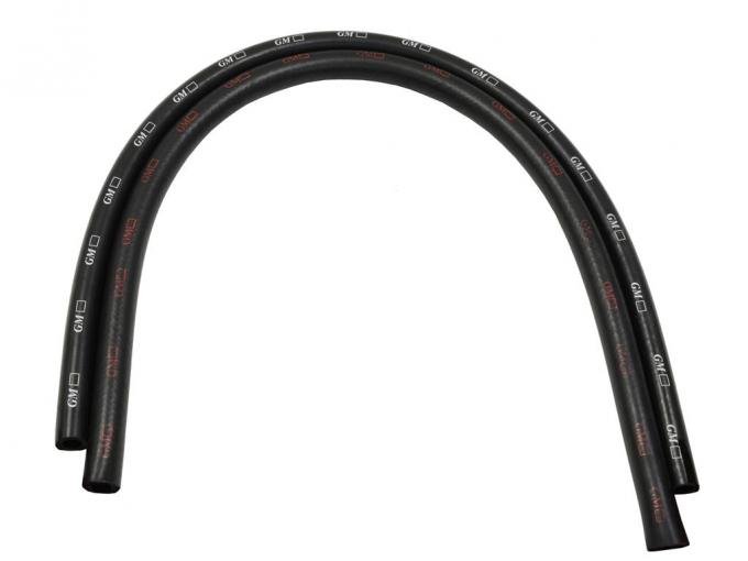 59-82 Heater Hoses Set - Ribbed With Red & White GM Logo (68-82 Except A/C)