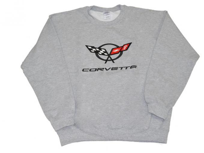 Sweatshirt With C5 Logo Gray