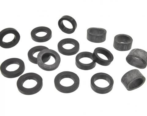 53-62 Front A-arm / Control Arm Shaft Rubber Seal Kit - 16 Pieces