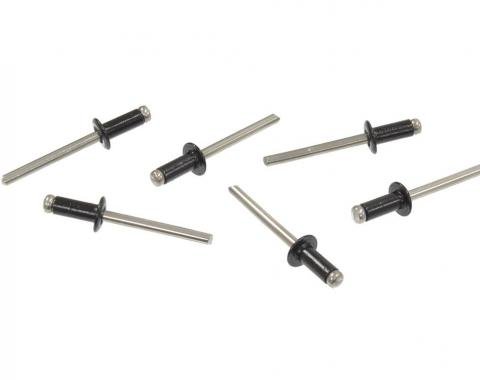 78-82 Rear Door Glass Weatherstrip Mount Rivets - Set Of 6