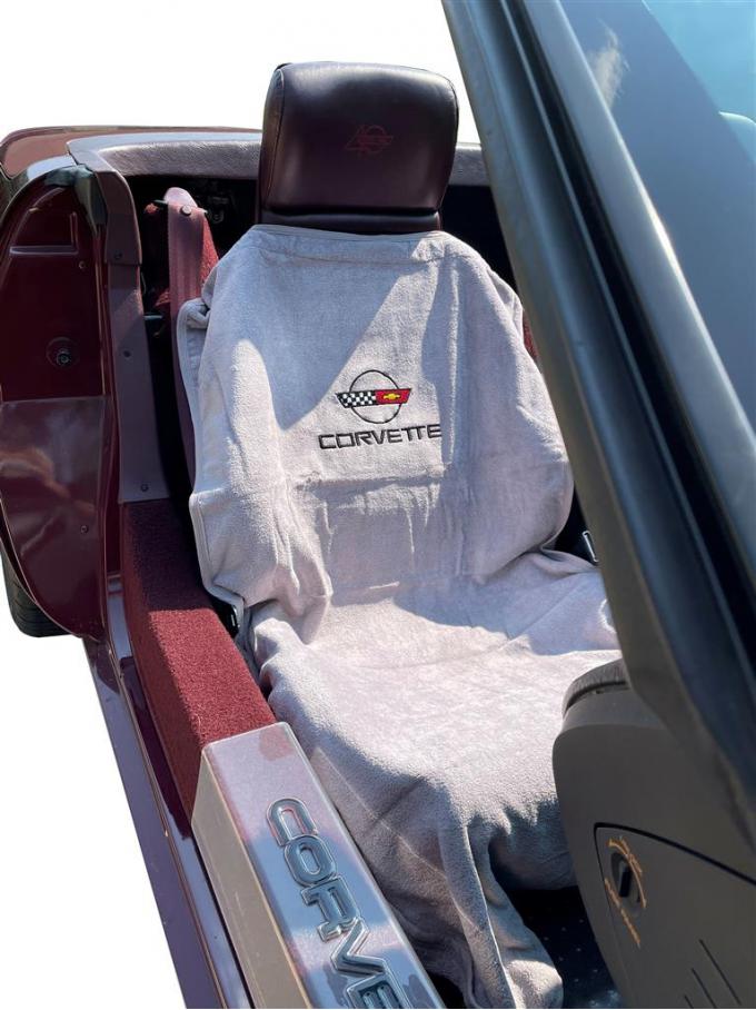 1984-1996 Seat Armour / Saver Gray With C4 Logo