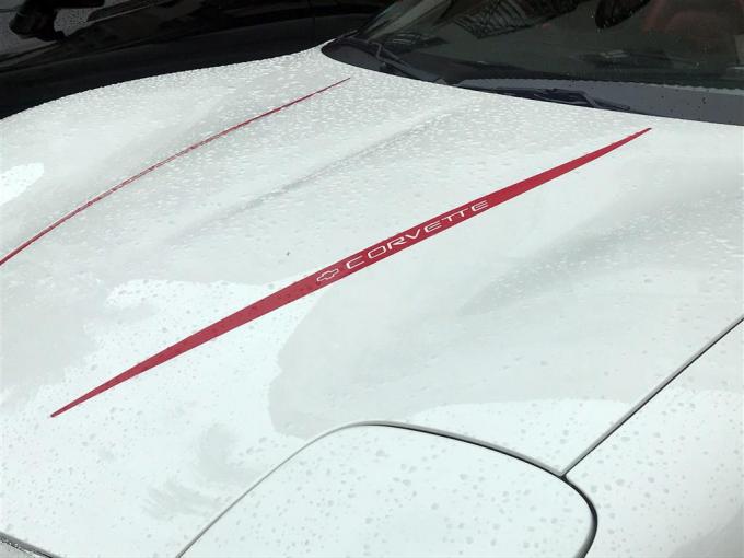 97-04 Hood Stripe Decal - Corvette Word