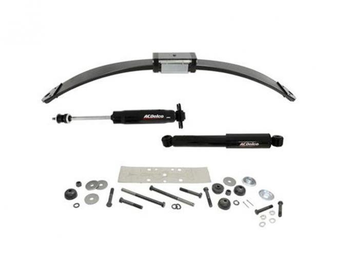 63-77 Fiberglass 360# Rear Spring with Delco Gas Shock Set
