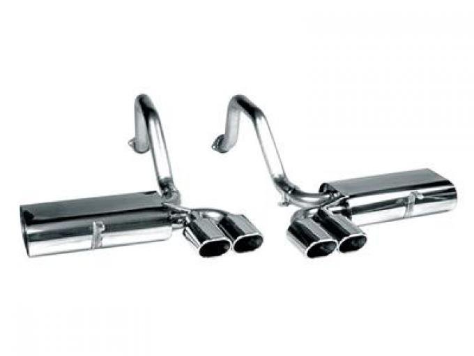 97-04 B&B Route 66 Mufflers With Quad Oval Tips