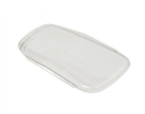 97-04 Front License Plate Cover - Contoured Clear Acrylic