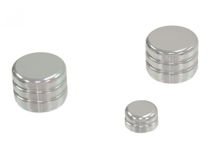 05-13 Billet Aluminum Dash Knobs - With Navigation System - Set Of 3