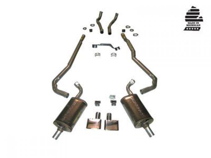 1970-1972 Exhaust System Deluxe 454 Automatic 2 1/2" Magnaflow