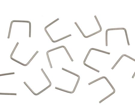 Redline Restomotive® 1953-1989 Chevrolet Corvette 12 Piece Window Felt and Engine Compartment Seal Staple Set