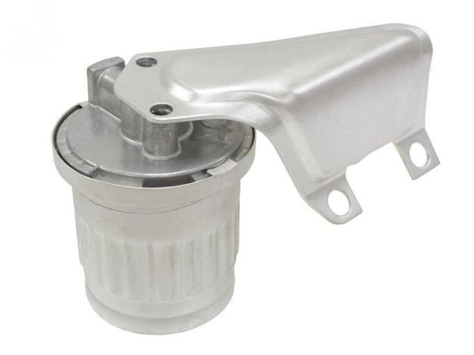 57-58 Fuel Injection Fuel Filter Assembly With Bracket Square Boss 57 Late