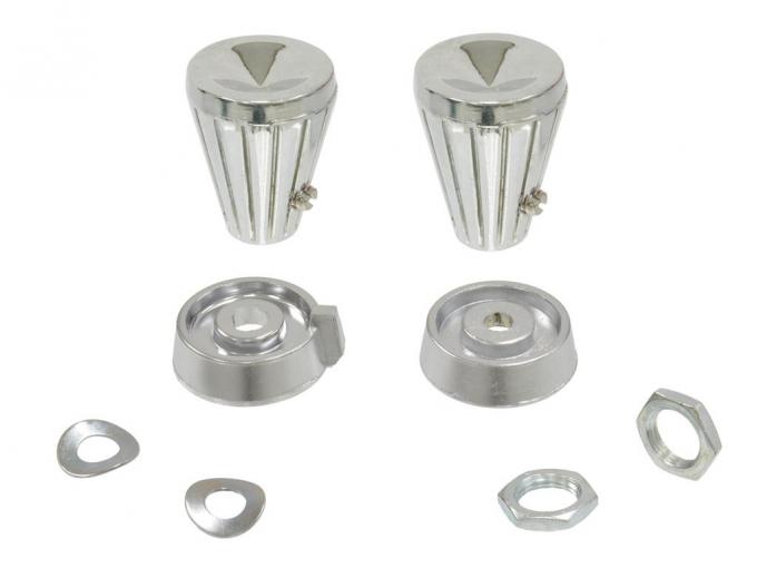63 Radio Knob And Spacer Set