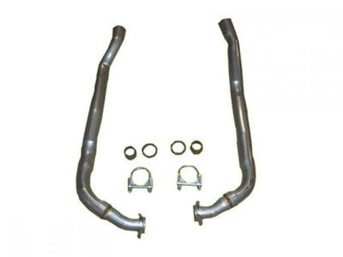 68-74 Exhaust Pipe - Front Left And Right 327 / 350 Automatic Hi-performance