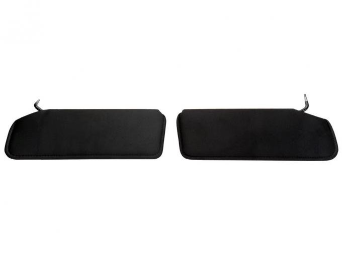 1984-1996 Black Sun Visors Replacement (Without Vanity Mirrors) - Pair