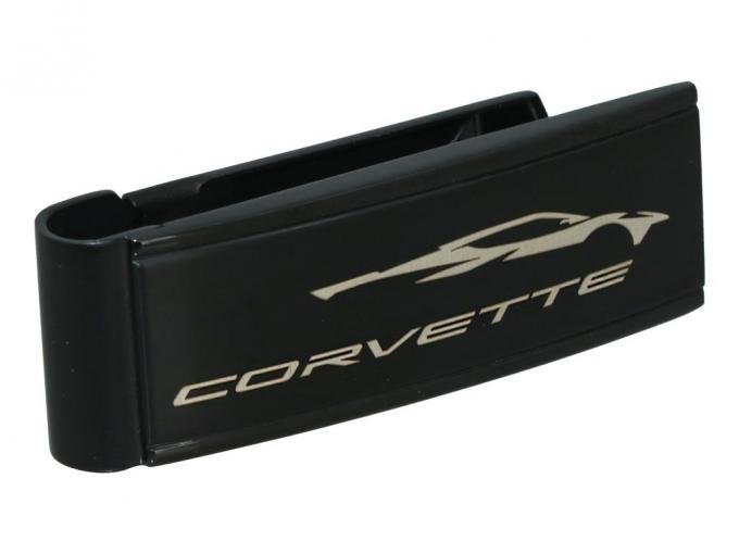 C8 Gesture/Signature Black Stainless Money Clip