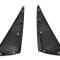2014-2017 Rear Splash Guards - Black Molded