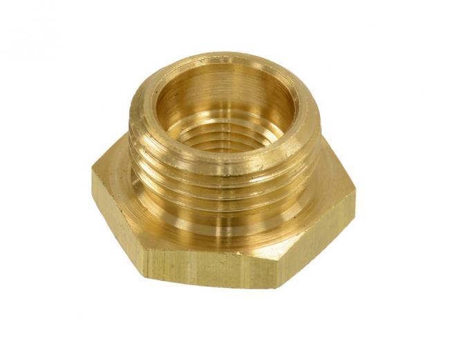 62-65 AFB Carburetor Inlet Fitting - 3/4" Hex Brass