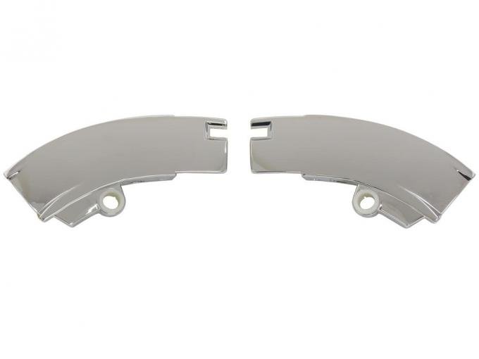 69-76 Windshield Header Corner Chrome Mouldings