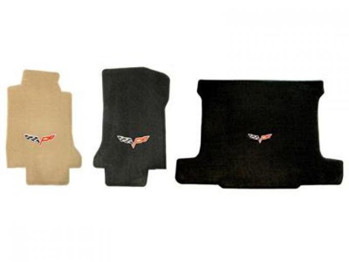 2005-2007E Floor And Cargo Mat Set Convertible C6 Flag Lloyd Design