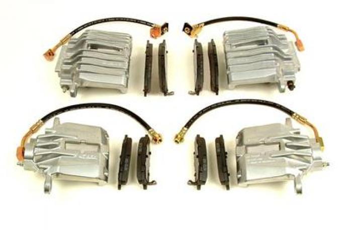 97-04 Rebuilt Brake Overhaul Set Complete With Silver Calipers