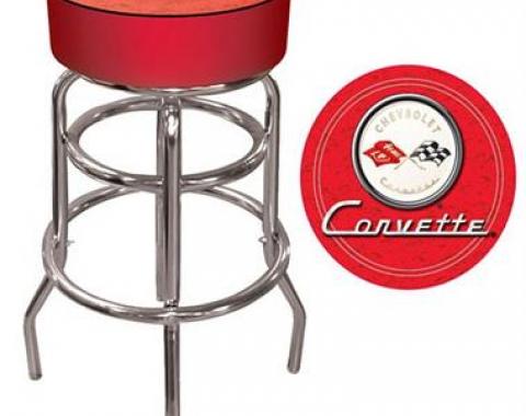 Counter Stool - Red With C1 Logo