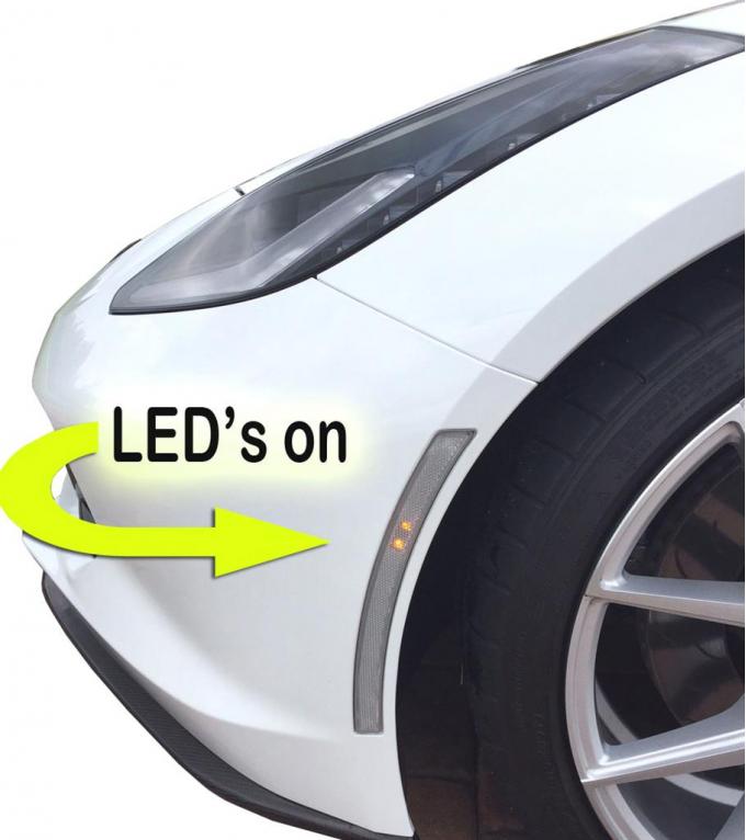 2014-2019 Clear Side Marker Lamp Set Of 4
