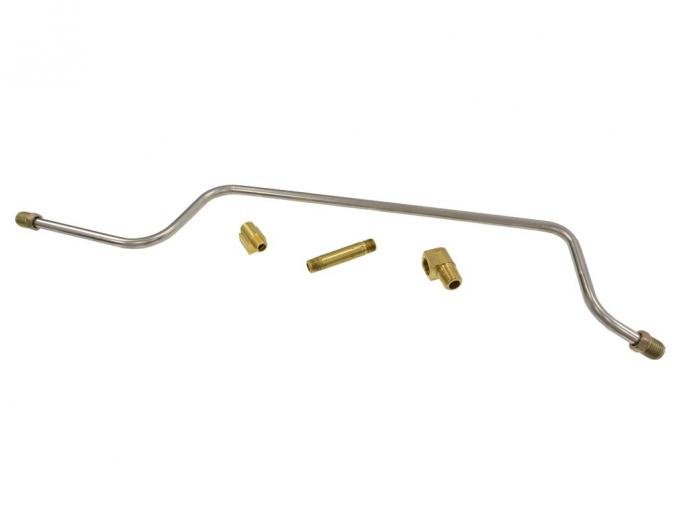 62 Fuel Line - 300 / 340 - 2 Fittings Stainless Steel - Less Filter