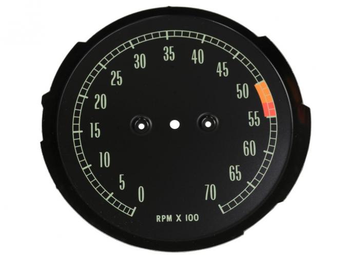 65-67 Tach / Tachometer Face - 5500 250-300hp And 66 390hp