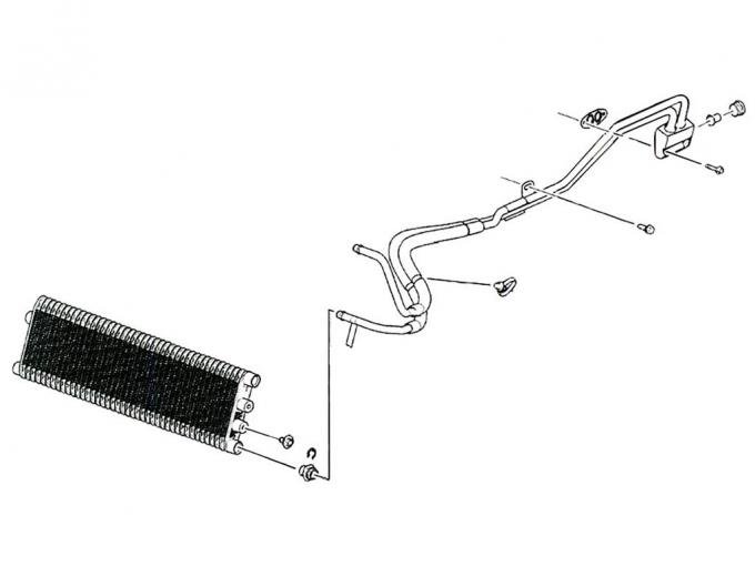 06-13 Engine Oil Cooler Hose - Z06 / Z52