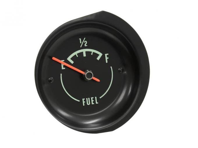 68-71 Fuel Gauge - Green Letter