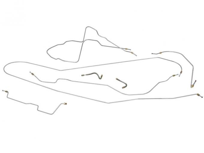 56-62 Brake Line Set - Steel Full Car Set