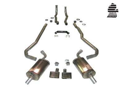 1970-1972 Exhaust System Deluxe 4-Speed 2