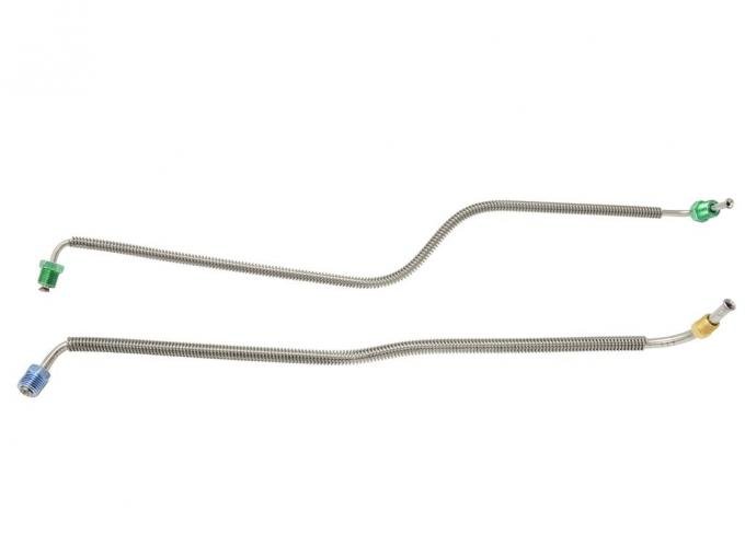 74-82 Brake Line - Master Cylinder - Stainless Steel Front And Rear Power