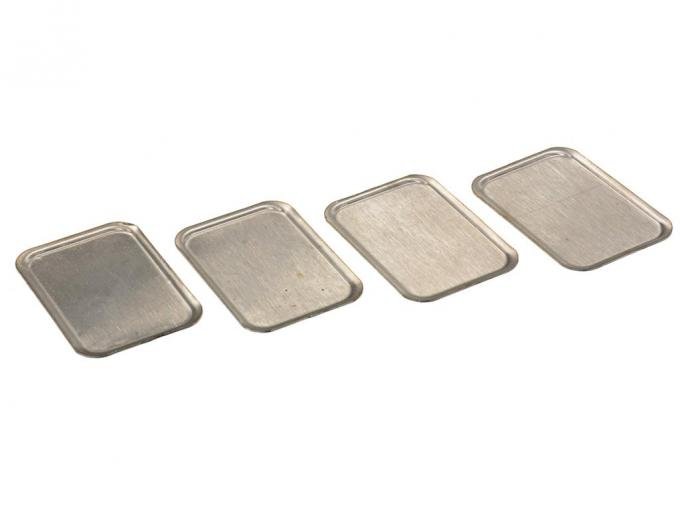 57-82 283 / 327 / 350 Intake Gasket Heat Block Off Plate (Set of 4)